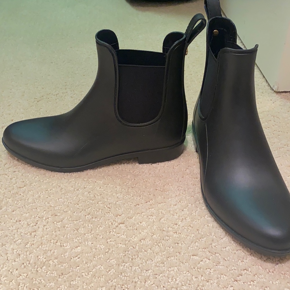 Sam Edelman Black Rain Boots.